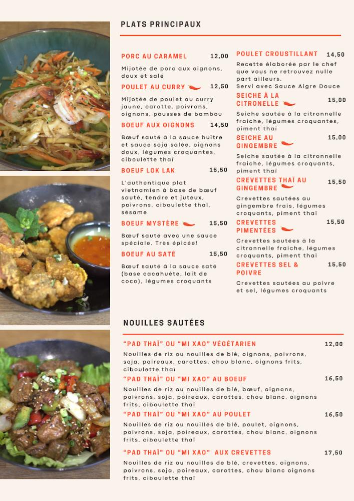 Dragon d'Or - Menu Image 1