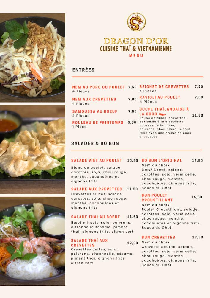 Dragon d'Or - Menu Image 2